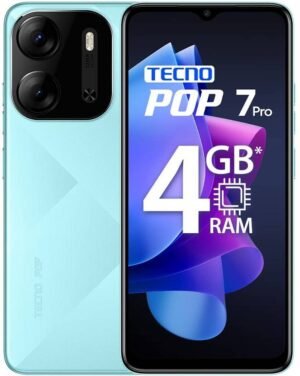 Tecno Pop 7 pro Uyuni 12MP Dual Camera B29 (?Uyuni Blue, 64 GB) (2 GB RAM)