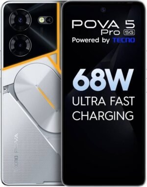 Tecno Pova 5 Pro 5G (Silver Fantasy, 128 GB) (8 GB RAM)
