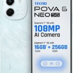 Tecno Pova 6 Neo 5G (Azure Sky, 256 GB) (8 GB RAM)