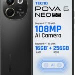 Tecno Pova 6 Neo 5G (Midnight Shadow, 256 GB) (8 GB RAM)
