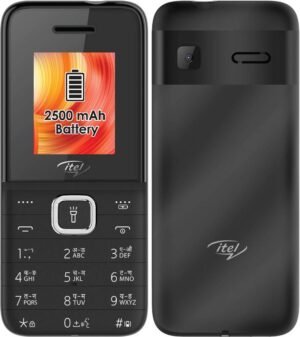 itel Power 110 Neo| 2500 mAh battery| Expandable Storage Upto 32GB (Black)