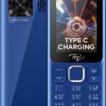 itel Power 450 | 2.4 inch Big Display | 2500 mAh Battery | Type C Charging (Deep Blue)