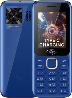 itel Power 450 | 2.4 inch Big Display | 2500 mAh Battery | Type C Charging (Deep Blue)