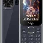 itel Power 450 | 2.4 inch Big Display | 2500 mAh Battery | Type C Charging (Dark Grey)