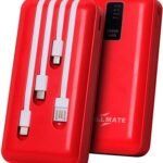Callmate 20000 mAh 15 W Power Bank (Red, Lithium Polymer, Fast Charging for Mobile)
