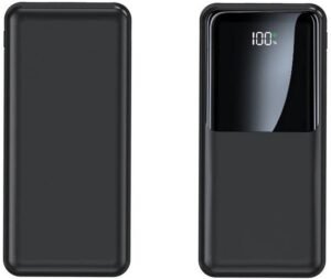 FAHIG 20000 mAh 22.5 W Ultra Compact Pocket Size Power Bank (Black, Lithium Polymer, for Mobile, Earbuds, Mobile, Smartwatch, Speaker, Tablet, Trimmer)