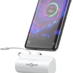 Callmate 5000 mAh 15 W Power Bank (White, Lithium-ion, Fast Charging for Mobile)