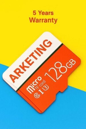 ARKETING QM/128 MS/256 128 GB Ultra SDHC Class 10 120 MB/s Memory Card Compatible with Mobile, Tablet