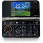 Snexan Rock fold mini 4k dual screen keypad Mobile (White)