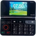 Snexan Rock fold mini 4k dual screen keypad Mobile (Blue)