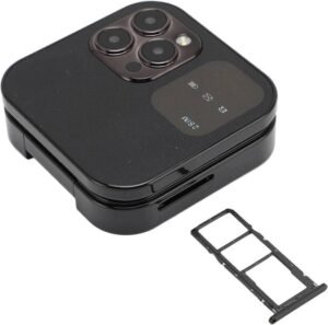 Snexan Rock X 1 Flip Dual Sim Keypad Mobile Call & SMS Indicator (Black)