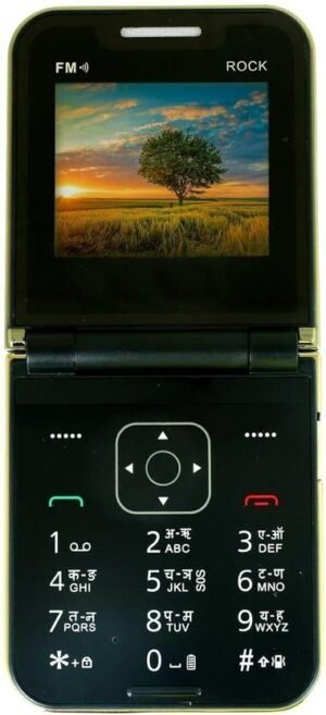 Snexan ROCK Z Flip Dual Sim |Keypad Mobile| With 2.4