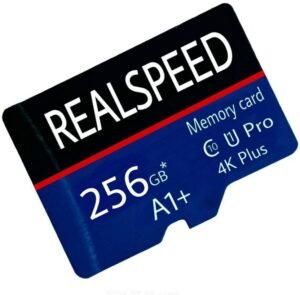 Realspeed RSD256GB 4K HD 256 GB MMC Micro Card Class 10 130 MB/s Memory Card Compatible with Tablet, Mobile, Computer, Tablet