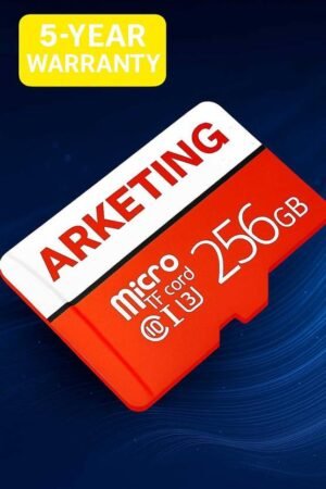 ARKETING S/5-256 S/5 256 GB MicroSDHC Class 10 120 MB/s Memory Card Compatible with Camera, Mobile, Tablet, Computer, Gaming Console