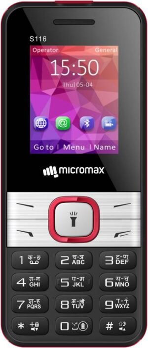 Micromax S116 (Black+Red)