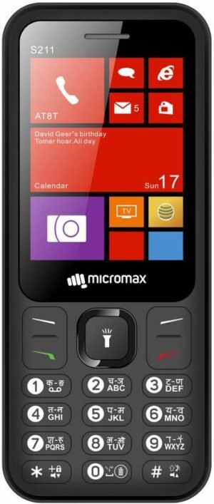 Micromax S 211 (Black+Red)