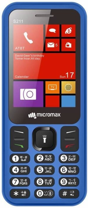 Micromax S211 (Blue, Black)