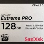 SanDisk SDCFSP-128G-G46D Extreme Pro 128 Compact Flash Class 10 525 Mbps Memory Card Compatible with Camera, Computer