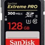 SanDisk SDSDXDK-128G-GN4IN Extreme Pro 128 GB SDHC UHS-I Card Class 10 300 Mbps Memory Card Compatible with Camera