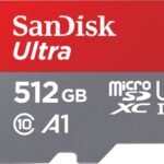 SanDisk SDSQUAC-512G-GN6MN Ultra 512 GB MicroSDXC Class 10 140 MB/s Memory Card Compatible with Camera, Computer, Gaming Console, Mobile, Tablet