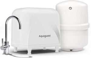 Aquaguard Select Designo UTC RO+UV+MTDS (Under Sink) 8 L RO + UV + MTDS Water Purifier Active Copper Tech | 9-Stage Under The Counter Water Purifier | 8L Storage | Inbuilt Pressure Pump | Suitable for Tanker, Borewell & Municipal Water (White)