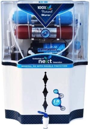 Aquagrand Skyland Combo | 1 Year Warranty | Copper and Alkaline Vitamin B12 | 18 L RO + UF + TDS + ALK Water Purifier (Suitable for all - Borewell, Tanker, Municipality Water)