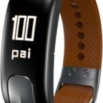 Mio Slice Personal Activity Score Smartband (Brown Strap, Size : Regular)