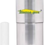 Home-pro Stainless Steel Water Filter | Non Electric | Long Ceramic Candle 1 | 16 L Gravity Based Water Purifier (Silver)