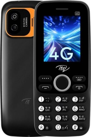itel Super Guru 4G | King Media | Youtube | UPI (Black)