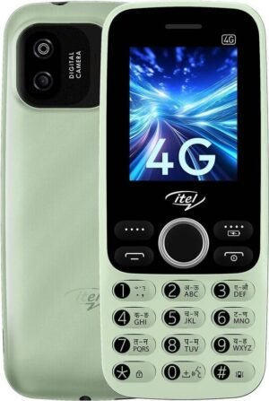 itel Super Guru 4G with King Media & UPI (Light Green)