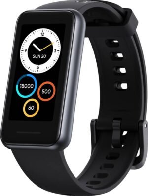 realme Band 2 with Large 1.4 HD Display & 5ATM Water Resistance (Grey Strap, Size : Free Size)