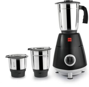 cello Trion 550 W Mixer Grinder (Trion Neo, Unbreakable Jars, Copper Motor | 3 Jars | Black)