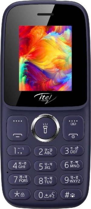 itel U30 keypad Mobile|1200 mAh battery|Expandable Storage Upto 32GB (Deep Blue, 32 MB) (32 MB RAM)