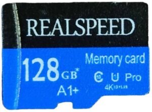 Realspeed REALDQM-128G-B35 A1PLUS 128 GB Memory Stick Class 10 130 MB/s Memory Card Compatible with Camera, Computer, Gaming Console, Mobile, Tablet