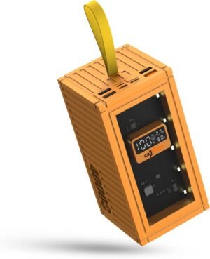 Callmate 40000 mAh 23 W Power Bank (Yellow, Lithium Polymer, Fast Charging for Mobile)