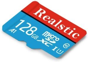 Realstic USB 2.0 / MMC 10 128 GB SD Card Class 10 130 MB/s Memory Card Compatible with Camera, Computer, Gaming Console, Mobile, Tablet