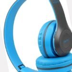 RECTITUDE Rich Bass ,Powerful Sound Wireless Headphone in Mic Bluetooth Headset Bluetooth & Wired (Blue, On the Ear)