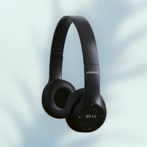 GDS Wireless Foldable Headphones with Tower Bass Structure_K5 Bluetooth & Wired (Black, On the Ear)