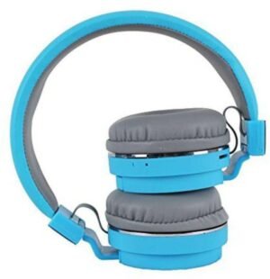 BAGATELLE Wireless Headphone with Fm & Sd Card Slot for All Smartphone Bluetooth (Blue, On the Ear)