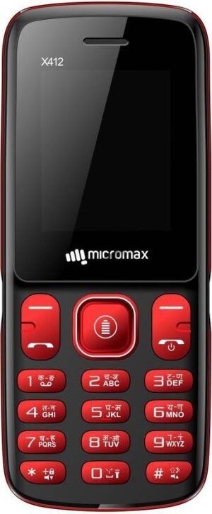 Micromax X412 (Black&Red)