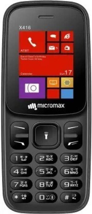 Micromax x416(black +blue) (black and blue)