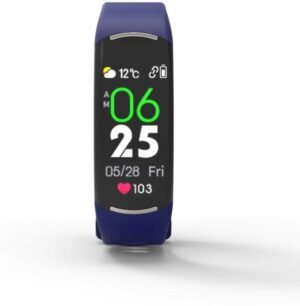 Infinix Band 5 (Blue Strap, Size : Regular)