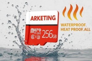 ARKETING YV/256 OP/256 256 GB MiniSD Card Class 10 120 MB/s Memory Card Compatible with Camera, Gaming Console, Mobile, Tablet