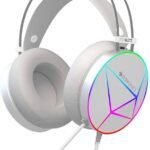 ZEBRONICS Zeb-Blitz with DOLBY ATMOS with 7.1 Surround Sound Bluetooth Gaming (White, On the Ear)