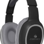 ZEBRONICS Zeb- Thunder, With 60H Backup, BT v5.3, Gaming Mode, ENC, AUX, mSD, Dual Pairing Bluetooth (Black, On the Ear)